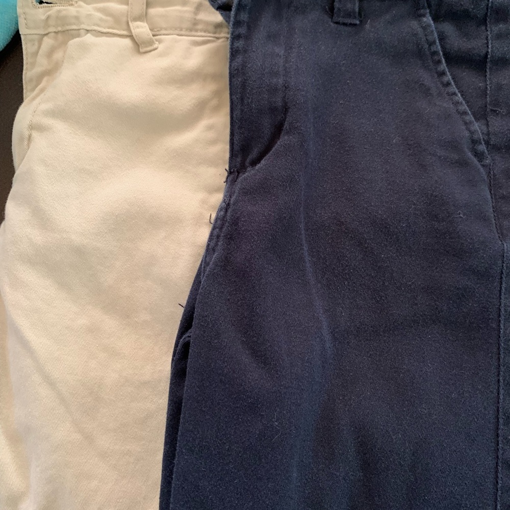 2 pr long cotton khaki casual boys bundle